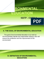ENVIRONMENTAL EDUCATION (NSTP)