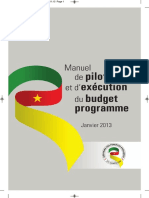 Manuel Budget Programme Francais - 2