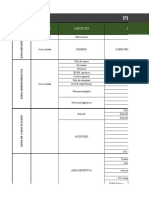 Plan de zonificación de áreas y ambientes de un edificio multifuncional