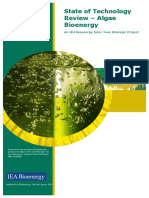 State of Technology Review - Algae Bioenergy