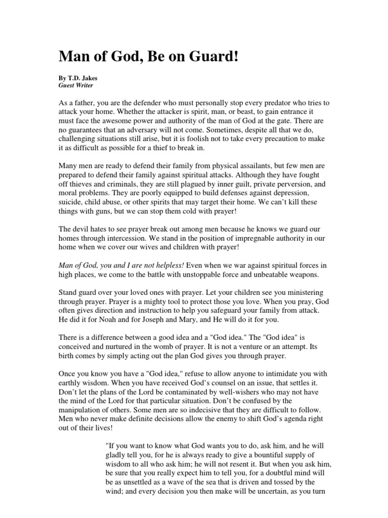 Guard Your Heart PDF Samson Prayer