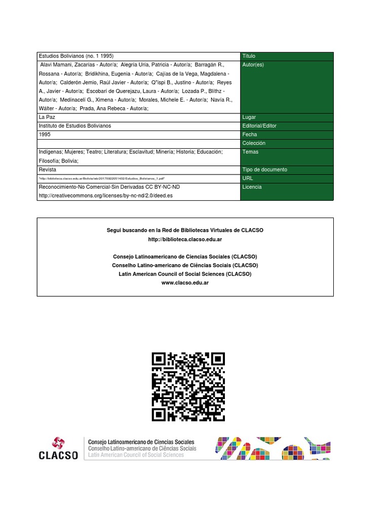 Estudios Bolivianos 1 | PDF | Plan de estudios | MultilingÃ¼ismo
