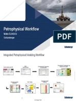 Example of Integrated Petrophysical Modeling Workflow