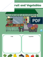 Sorting Fruit and Vegetables Powerpoint - Ver - 1