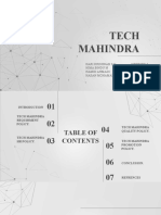Tech Mahindra Quality Policies