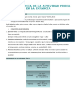 La Importancia de La Actividad Fisica en La Infancia