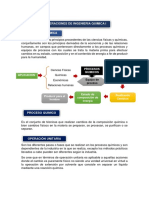 Operaciones de Ingenieria Quimica I: Procesos Quimicos Tratamiento de Materia Prima