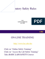 Laboratory Safety Rules Spring LSU2022-01