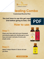 Skin Healing Combo Routine Plan