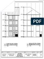 Left Elevation Rear Elevation: 1 2 3 4 A B C D