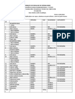 Hoja de Desglose de Operaciones Formato