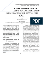 Experimental Performance of Concrete Using Sugarcane Bagasse Ash (Scba) and Coal Bottom Ash (CBA)