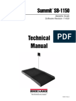 Wheelchair Scale Sb-1150 Operation Manual