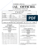 TGO - Decree 2008-10 Gendarmerie Nationale