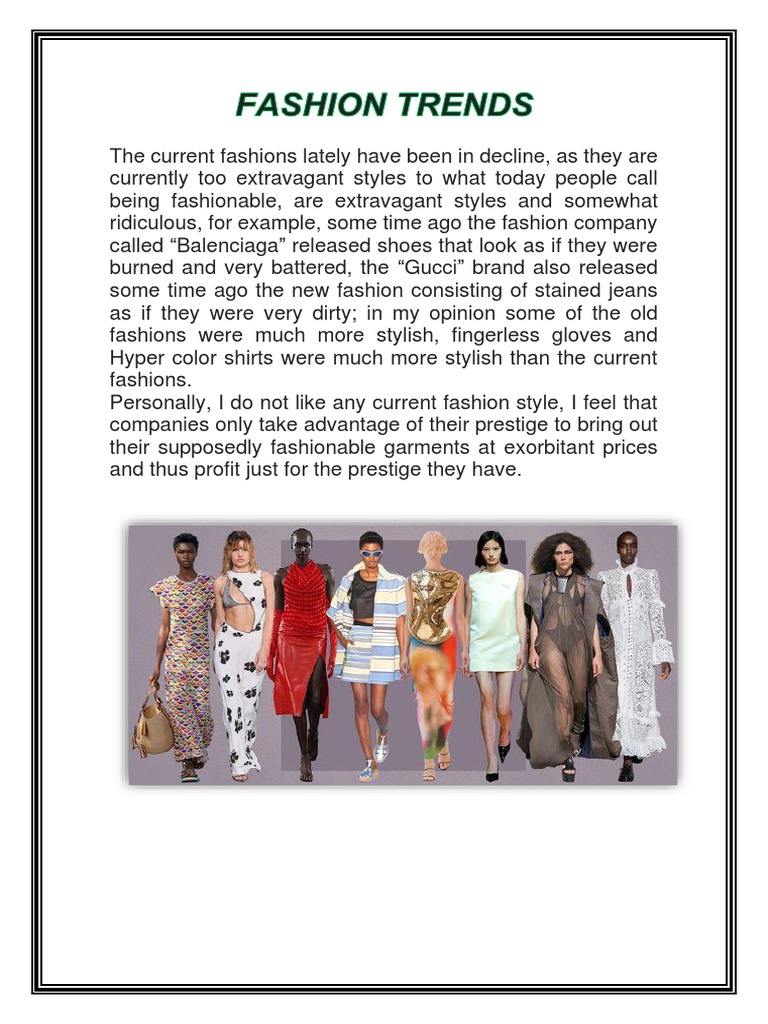 Fashion Trends | PDF