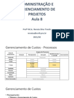 Análise de Viabilidade de Projetos Aula 08