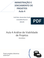 Análise Viabilidade Projetos