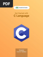 C Language: Get Started With