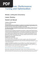 SQL Server: Performance Tuning and Optimization: Module: Locking and Concurrency Lesson: Blocking Student Lab Manual