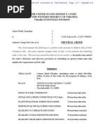 Judge Order Grenadier 10 Pretrial Order