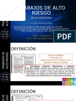 Trabajos de Alto Riesgo en Industria