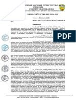 Universidad Nacional Intercultural de La Amazonía Comisión Organizadora RESOLUCIÓN #511-2021-UNIA-CO