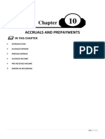 Accruals and Prepayments: in This Chapter