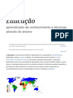 Educação - Wikipédia, A Enciclopédia Livre