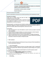 Primeros Auxilios Teniendo en Cuenta Lineamientos Vigentes