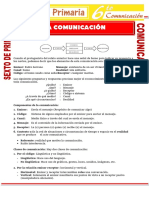 Componentes de La Comunicación para Sexto de Primaria