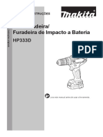 Parafusadeira Makita HP333DWYX3 - Manual