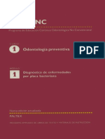 Curso 1 Odontologia Preventiva - Modulo I Diagnostico y Detencion de Placa PDF