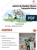 1era Clase Topografia Minera - UPC