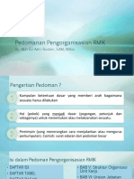 Pedomanan Pengorganisasian RMIK