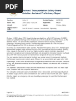NTSB Preliminary Report June 8 Tour Helicopter Crash