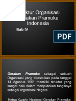 Bab IV Struktur Organisasi Gerakan Pramuka Indonesia