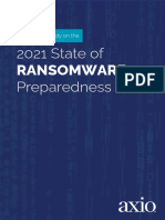 2021 State of Preparedness: Ransomware