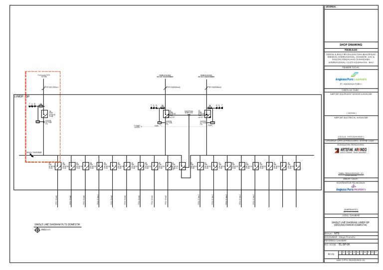 Single Line Diagram LVMDPGP Domestik PDF