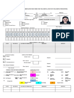 Oral Health Examination Record For Teaching and Non-Teaching Personnel