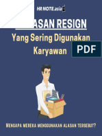 7 Alasan Resign yang Sering Digunakan Karyawan