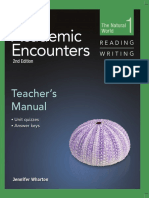 Academic Encounters: Teacher's Manual