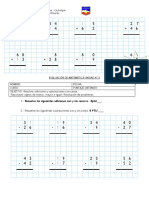 Prueba Matematica Unidad 0