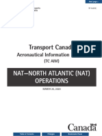 Transport Canada: Nat-North Atlantic (Nat) Operations