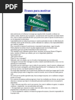 Frases para motivar