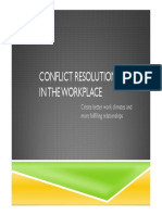 Conflict Resolution Workshop Presentation - CCC