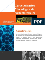 Caracterización Morfológica de Nanomateriales