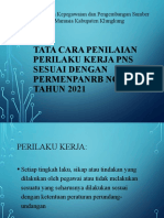 ! Materi Sosialisasi - Penilaian Perilaku Kerja