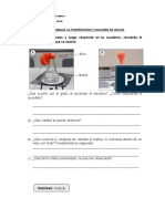 Guía de Trabajo Ciencias Volumen de Un Gas