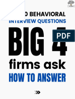 Big 4 Interview Questions