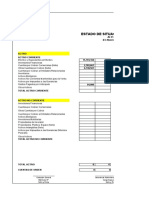 Estado de Situación Financiera. Machuca Calderón